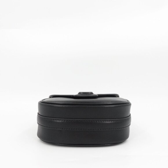 Marc Jacobs Women's The Messenger Saddle Bag Small In Leather Black OS - Picture 7 of 15